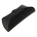 Portable PU Leather Sunglasses Pouch Soft Eye Glasses Carry Case Box, Black