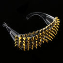 Novelty Hedgehog Spikes Sunglasses Party Eye Shades Glasses Costume Accessories