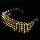 Novelty Hedgehog Spikes Sunglasses Party Eye Shades Glasses Costume Accessories