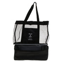 Versatile 2 Layers Insulated Picnic Bag Mesh Tote Lunch Bag Mummy Bag