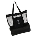 Versatile 2 Layers Insulated Picnic Bag Mesh Tote Lunch Bag Mummy Bag