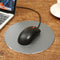 Aluminium Alloy CNN Mouse Pad 22cm /8.66" Round Shaped Gaming Mousepad