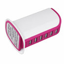 6 Port 1.5V USB Desktop Charger High Frequency Output Quick Charging Station