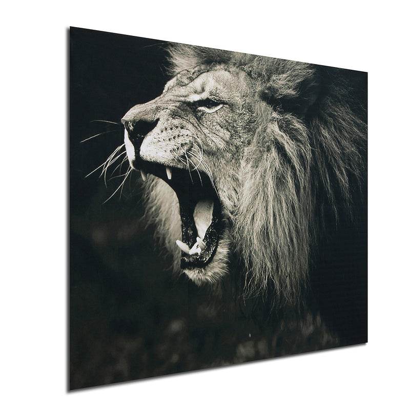Unframed Lion Animal Painting Silk Cloth Poster Modern Art Picture Wall Sticker Home Decor