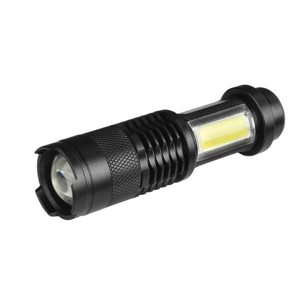 XANES SK68-COB XPE+COB 1000Lumens 4Modes Zoomable Tactical EDC LED Flashlight