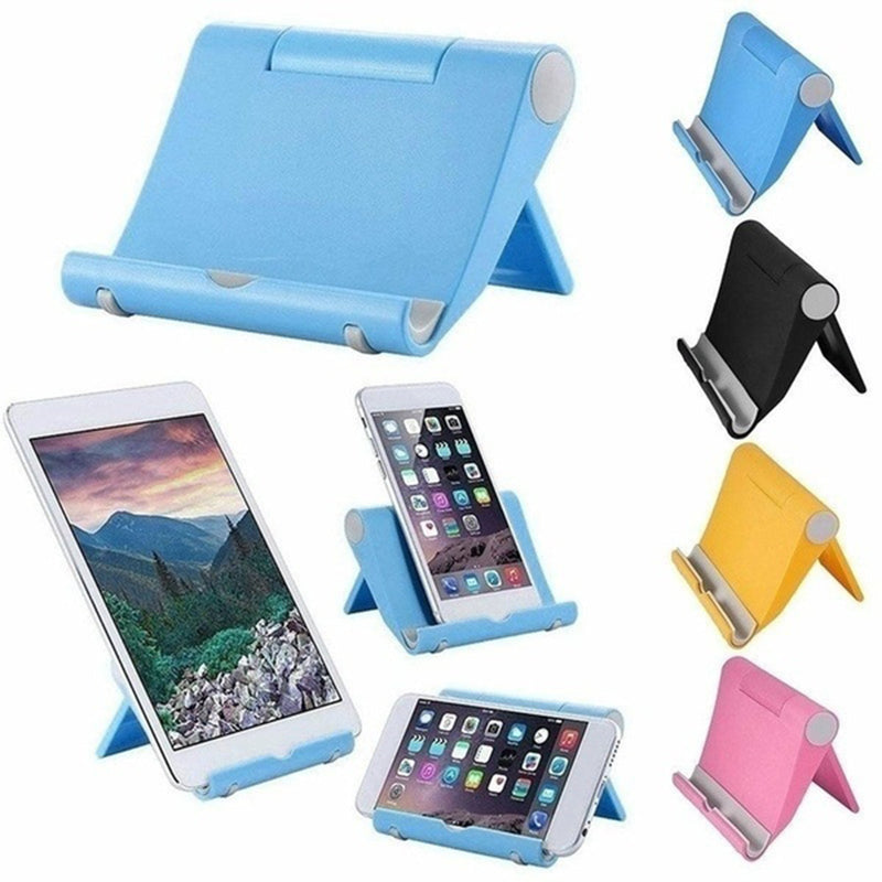 Portable Desktop Foldable Phone Holder Tablet Stand for Smart Phone Tablet for iPhone 11 Pro Max for Samsung Galaxy Note 10+ Xiaomi Mi9 Huawei P30