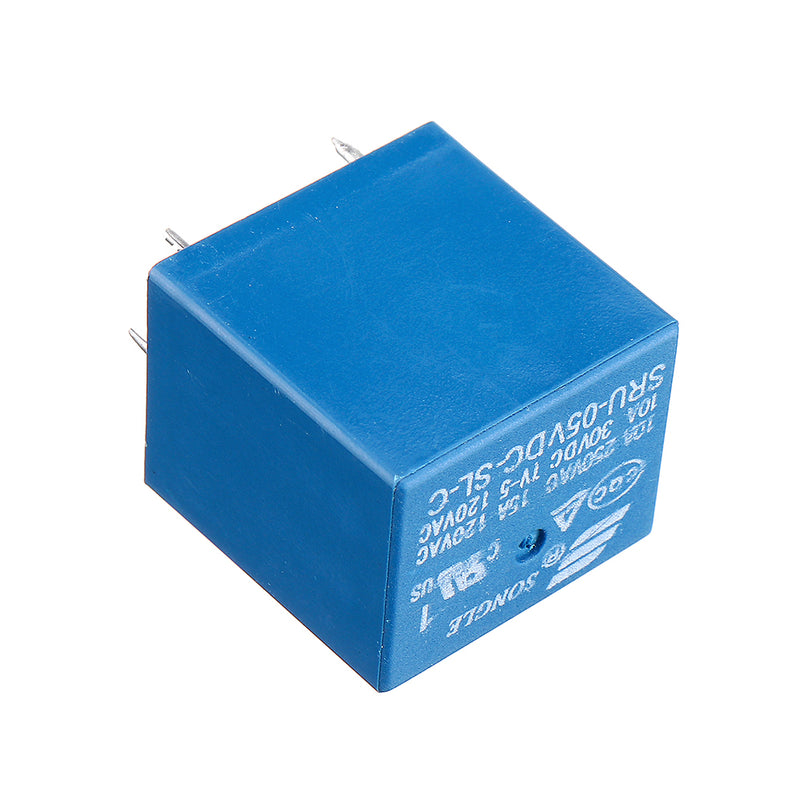 5Pcs SRU-05V 12V 24VDC-SL-C 5V 12V 24V DC 10A 5Pin Relay Module