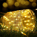 7M 12M Outdoor LED Solar Strip Light Waterproof Copper Wire String Holiday Lamp for Garden
