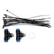 18M Misting System Water Sprinkler Hose Outdoor Mist Cooling Humidifier Spraying Tool
