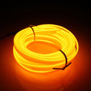 5M Led Flexible EL Wire Neon Glow Light Rope Strip 12V For Christmas Holiday Party