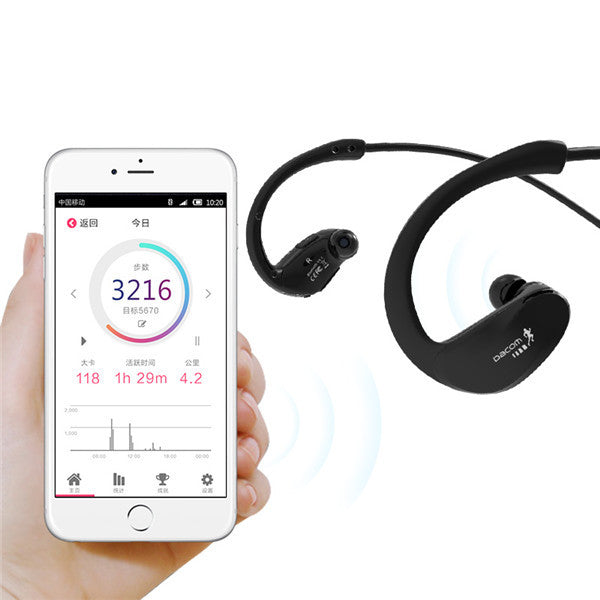 DACOM Ostrich Smart Pedometer Sport Light Sweat-proof Wireless bluetooth Headphone Earphone