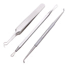 Y.F.M 8Pcs Blackhead Remover Pimple Stainless Steel Acne Needle Tool Kit