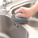 KCASA KC-CS07 Hanging Steel Wire Ball Cleaning Brush Pot Pan Dish Bowl Scrubber Cleaner Washing Tool