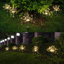 2 PACK Waterproof 105 LED Solar Starburst String Light Garden Fairy Holiday Christmas Lamp