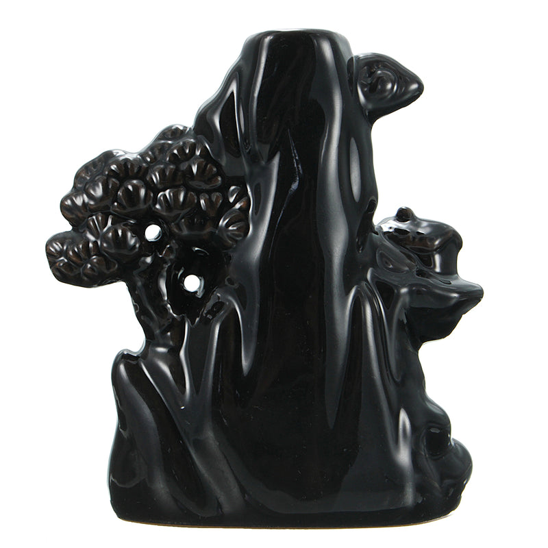 Ceramic Backflow Incense Cone Burner Holder Mountain Fragrance Fragrant Home Censer Decor