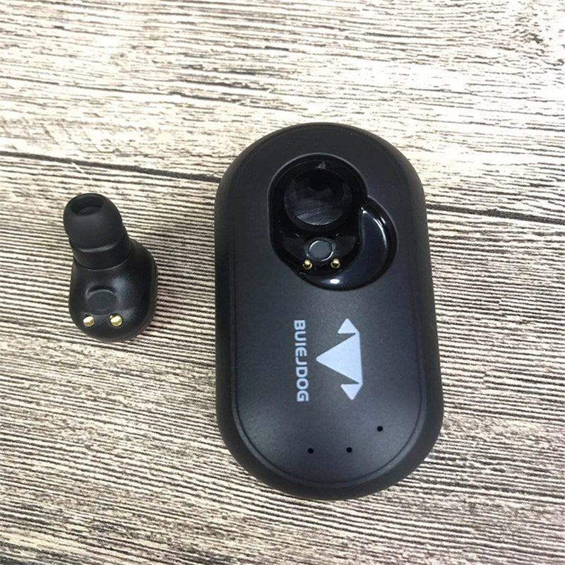BUlEJDOG Solar Energy Car Wireless bluetooth Earphone Magnet Charging Dual Noise Cancelling Earphone