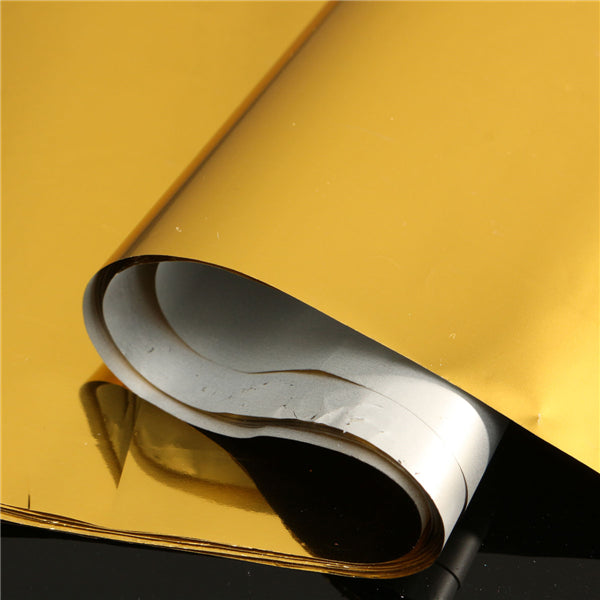 50pcs A4 Hot Stamping Transfer Foil Paper Laser Printer Laminating Transfered Gold