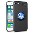 C-KU 360 Rotating Ring Grip Kicktand Protective Case For iPhone