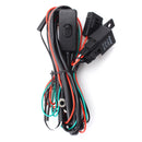 Front Bumper Fog Lamp COB Angel Eyes Daytime Running Lights with Wiring Harness Kit for Ford Fiesta 2013-2016