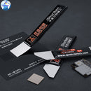 iShuriken Memory Metal Solder Paste Tin Scrapers Wear-resistant Flat Oblique Mouth for iPhone Plant Tin Net Repair Tools