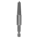 Drillpro 5Pcs Hex Shank Coarse/Fine Teeth Damaged Bolt Remover Screw Extractor Drill Bit Guide Broken Bolt Stud Remover Set
