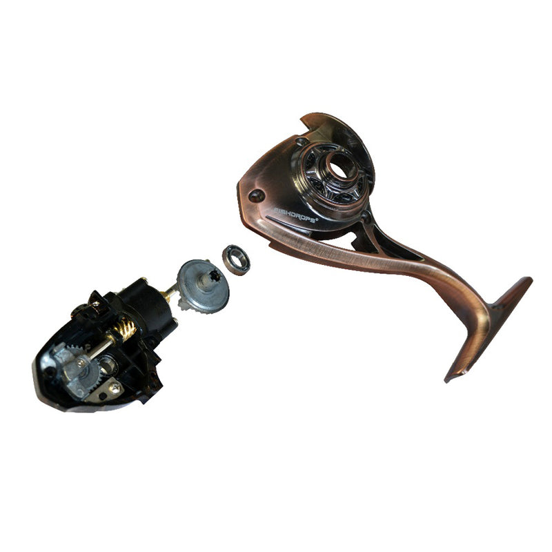 Fishdrops BA4000/6000 5.5:1/4.7:1 7+1 BB Spinning Fishing Reel Full Metal Body Fishing Wheel