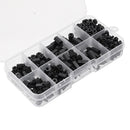 Suleve M3NH1 M3 Nylon Screw Black Hex Screw Nut Nylon PCB Standoff Assortment Kit 300pcs