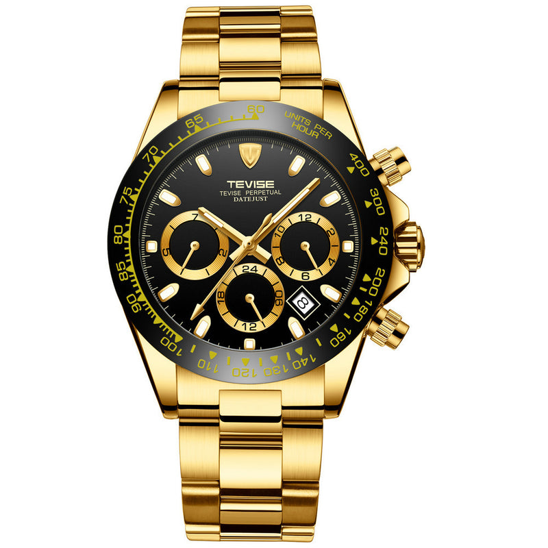TEVISE T822A Luminous Display Business Style Men Wrist Watch Multi Function Automatic Mechanical Watch