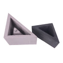 Silicone Flower Pot Mold Triangle Geometric Craft Succulent Plant Concrete Mould