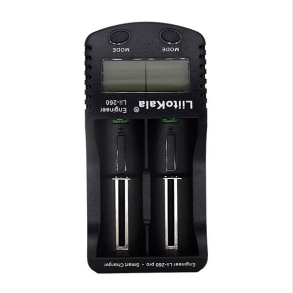 LiitoKala Lii-260 18650/26650 LCD Smartest Li-ion Battery Charger