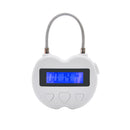 USB Rechargeable Time out Padlock Max Timing Lock Digital Timer Alarming Padlock w/ LCD Display Screen