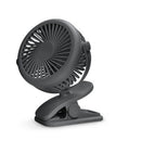 1.5-3W 5V USB Mini Cooling Fan 3 Modes Wind Speed Table Desktop Clip Fan