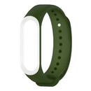 Dual Colorful TPU Watch Band Watch Strap Replacement for Xiaomi Miband 4