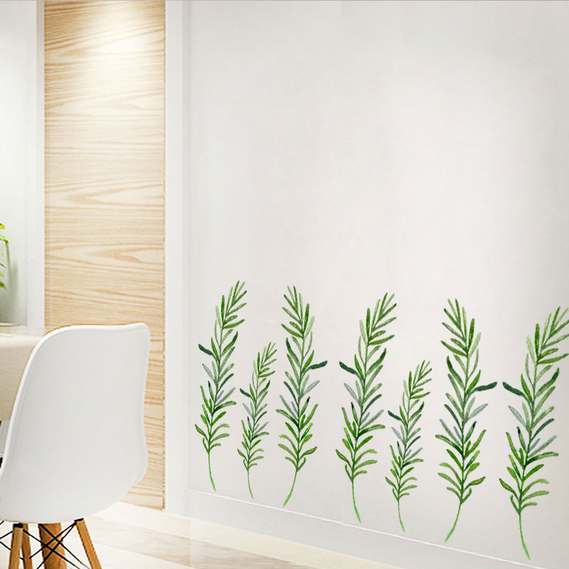 Miico FX64043 Grass Wall Stickers Kindergarten Children's Room Decoration Stickers DIY Sticker