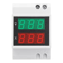 D52-2042 Double Display Guide Rail Digital Voltmeter Digital Display AC Voltmeter AC Current Meter