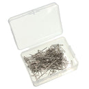 50pcs Stainless Steel T Pin DIY Modelling Brooch Badge Sewing Crafts 38mm Length
