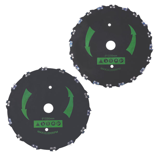 14/20 Teeth 230mm Lawn Mower Steel Blade Garden Tree Lawnmower Brush Cutter Blades