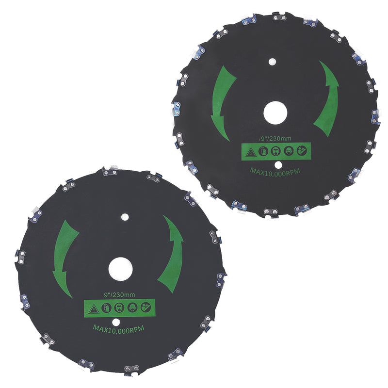 14/20 Teeth 230mm Lawn Mower Steel Blade Garden Tree Lawnmower Brush Cutter Blades