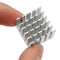 10pcs 20x20x15mm DIY CPU IC Chip Heat Sink Extruded Cooler Aluminum Heat Sink