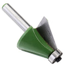 Drillpro 8mm Shank Chamfering Router Bit 11.25-45 Degree Milling Cutter for Woodworking