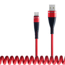 Bakeey 2.4A Spring Micro USB Type C Fast Charging Data Cable For Huawei P30 Pro Mate 30 5G Xiaomi 9Pro Redmi K20 Pro K30 S10+ Note 10 5G
