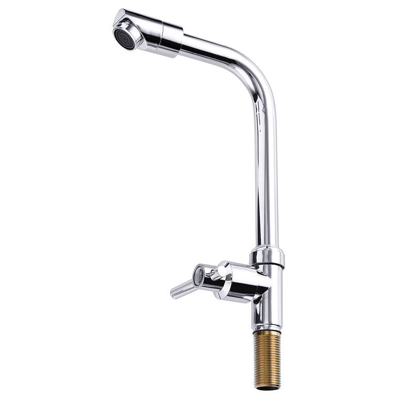 Kitchen Sink Faucet Single Hole Rotate Cold Water Basin Tap