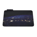 The Space USB Wired RGB Colorful Backlit LED Mouse Pad Anti-Slip Gaming Mice Table Desk Mat