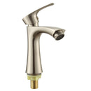 G1/2'' Zinc Alloy Bathroom Basin Mixer Faucet Single Drawing Process Cold One Handle Tap