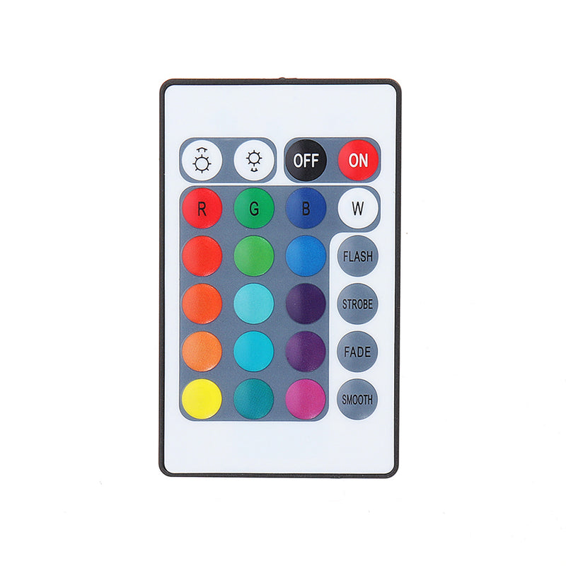 DC5-24V RGBW bluetooth Dimmer Controller 24Keys IR Remote Control for LED Strip Light