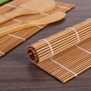 DIY Bamboo Sushi Making Kit 2 Rolling Mats 5 Pairs Chopsticks Rice Spreader Baking Mat