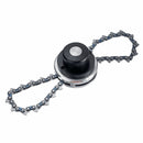 65Mn Trimmer Head Coil Chain Brush Cutter Garden Grass Trimmer for Lawnmower Black