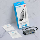 Vention CNCHB Type-C to HDMI RJ45 USB3.0 PD Converter Type-C Multifunction Adapter Hub