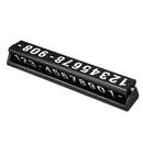 Universal Car License Plate Frame Phone Number Stop Plate Sticker  Luminous Temporary Parking Card Rotatable Hiding