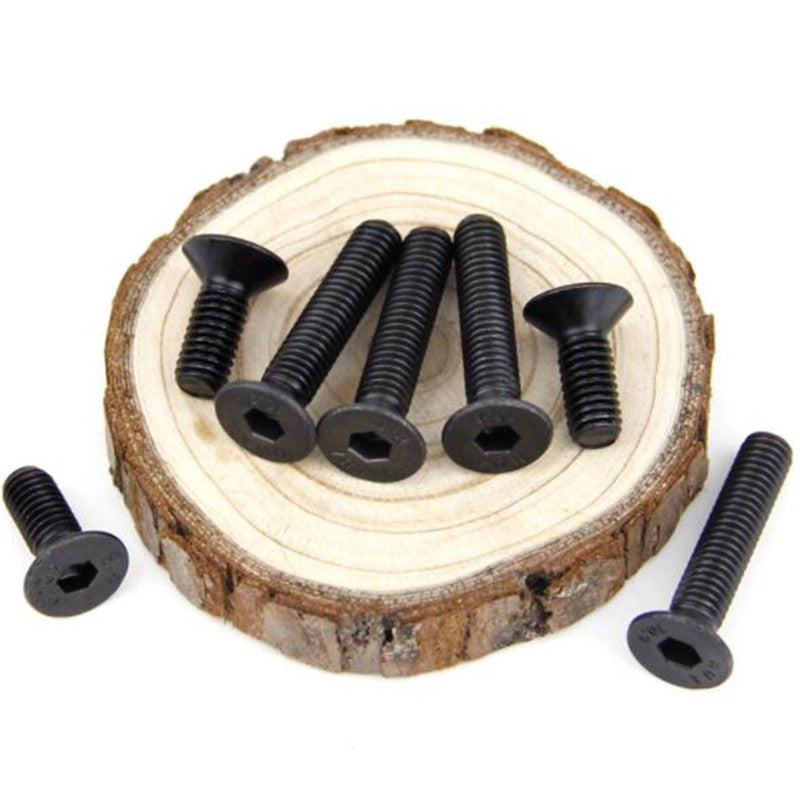 Suleve M5CH9 50Pcs M5 Hex Socket Countersunk Flat Head Screw Carbon Steel 10.9 Grade 6/8/10/12/14/16/18/20/25/30/35/40mm Optional